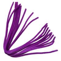 Pfeifenputzer lila ø 8 mm / 50 cm 10 Stk.violett