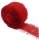 Juteband hochrot Gitterband Rupfenband Rolle 10 m lang, 5 cm breit