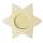 Teelichhalter Stern aus Holz, ca. 11,5 cm groß, Teelichthalter Stern