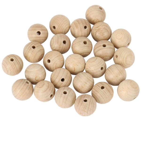 Holzkugeln roh 25 mm, Pack mit 25 Stück, Rohholzkugel