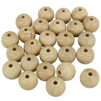 Holzkugeln roh 25 mm, Pack mit 25 Stück, Rohholzkugel