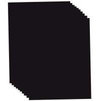 Tonpapier schwarz, 50x70 cm, 10 Bögen, 130 g/m²...