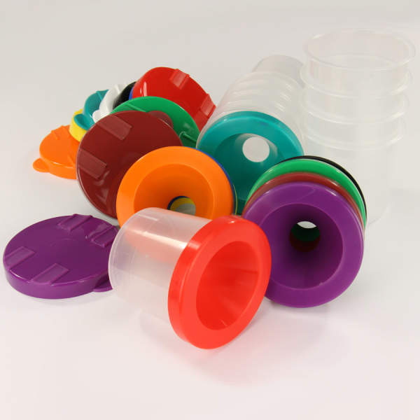 Malbecher 12er Pack Pinselbecher Farbbecher