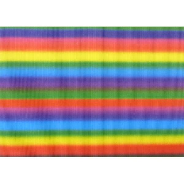 Regenbogen Wellpappe 10er Pack, 50 x70 cm