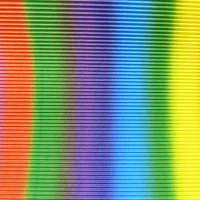 Regenbogen Wellpappe 10er Pack, 50 x70 cm