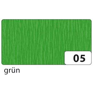 Krepppapier hellgrün, 50 cm x 2,5 m, 1 Rolle