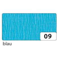 Krepppapier hellblau, 50 cm x 2,5 m, 1 Rolle
