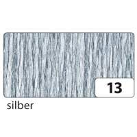 Krepppapier silber, 50 cm x 2,5 m, 1 Rolle