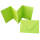Leporellokarten grün, 10,5 x 15 cm, 300 g/m²