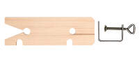 Laubsägetisch mit Zwinge ca.210 x 65 x 10 mm