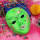 Kinder Gesichts Masken 12 Stück mit Gummizug weiße Karneval-Masken Kunststoff Kindermasken