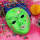 Kinder Gesichts Masken 12 Stück aus Kunststoff mit Gummizug weiße Karneval-Masken Kindermasken