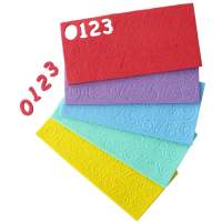 Moosgummi Ziffern, ca. 150 Stk.