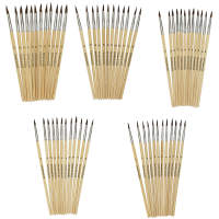 Haarpinsel Set 60 Stück, je 12 Stk. von Nr. 4,6,8,10,12