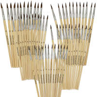 Haarpinsel Set 60 Stück, je 12 Stk. von Nr. 4,6,8,10,12
