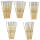 Haarpinsel Set 60 Stück, je 12 Stk. von Nr. 4,6,8,10,12