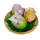 Osterkorb rund, Geschenkkorb 14 cm 1 Stück Osterkörbchen