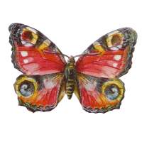 Poesiebild Schmetterlinge, 1 Blatt, ca. 24x17cm, mehrere...