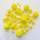 Pompon gelb 100 Stk, ca. 10-45 mm