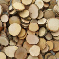 Naturholzscheiben 1 kg, Größe: ca. 2,5 - 4,5 cm Rindenscheiben, Astscheiben