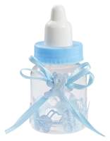 Babyflasche blau 3 Stück, ca. 4 x 9 cm