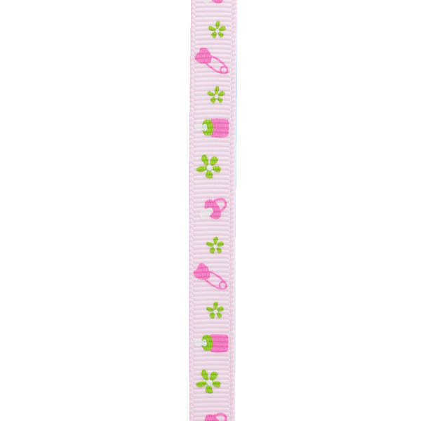 Babyband rosa, selbstklebend, ca. 10 mm breit, 2,7 m lang