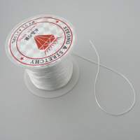 Schmuckfaden stark, elastisch 0,7 mm, 12 m lang 1 Rolle...
