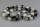Wachsperlen Mix, schwarz, 100 g, 4,6,8,und 10 mm sortiert