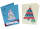 Doppelkarten 5er Set himmelblau, 10,5x15 cm
