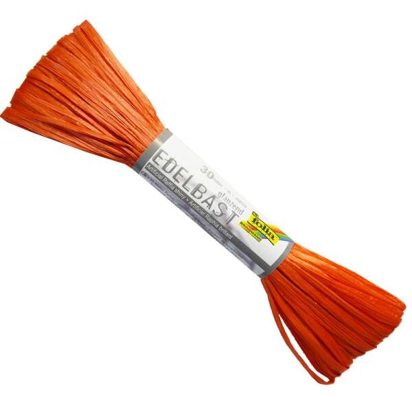 Edelbast orange, 30m an einem Stück