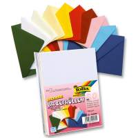 Briefhüllen farbig sortiert 50 Stück, Format...