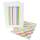 Transparentpapier Kartenset Pastellstreifen 3 Sets