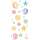 3D Deco Transfers Sonne, Mond und Sterne