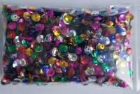 Pailletten bunt Symphonie Mischung 40g gemischte Farben