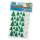 Moosgummi Glitter-Sticker Winter, grün und weiß, 40 Stück