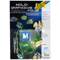 Holographische Folie 4 Blatt, 23x33cm, selbstklebend