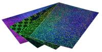 Holographische Folie 4 Blatt, 23x33cm, selbstklebend