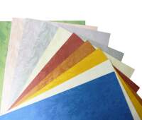 Kreativkarton Damast metallic, 10 Blatt, 23x33 cm, 230g/m²