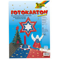 Fotokarton Sternen 10 Blatt, 25x35 cm, 300g/m²