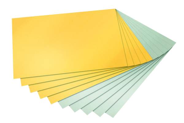 Tonpapierblock gold und silber, DIN A4, 10 Blatt