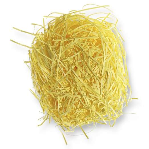 Dekogras aus Papier gelb, 30g, Ostergras