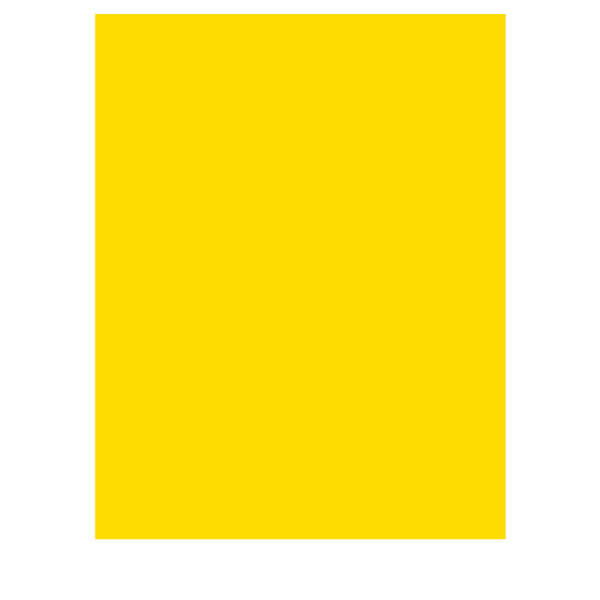 Tonpapier bananengelb 100 Blatt, DIN A4, 130g/m² Tonzeichenpapier