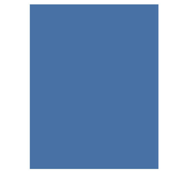 Tonpapier mittelblau 100 Blatt, DIN A4, 130g/m² Tonzeichenpapier