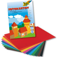 Fotokartonmappe 10 Blatt, 22x32 cm, 300g/m²