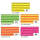 Wellpappe Leuchtfarben, E-Welle, 5 Farben, 50 x 70 cm, 10 Bögen