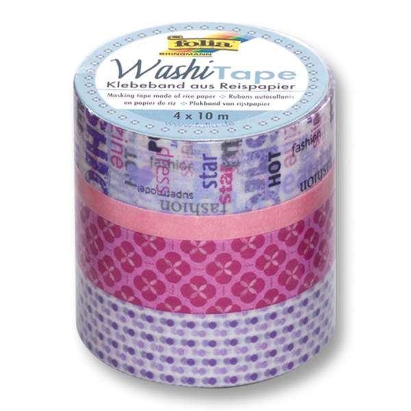 Washi Tape Mädchentraum, 4 Rollen