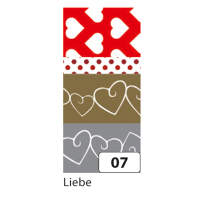 Washi Tape Liebe, 4 Rollen