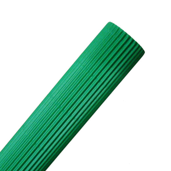 Wellpappe gerollt grün, 50x70 cm, 1 Rolle