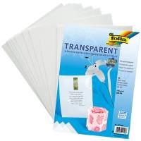 Transparentpapier DIN A4 weiß, 10 Blatt, extra...