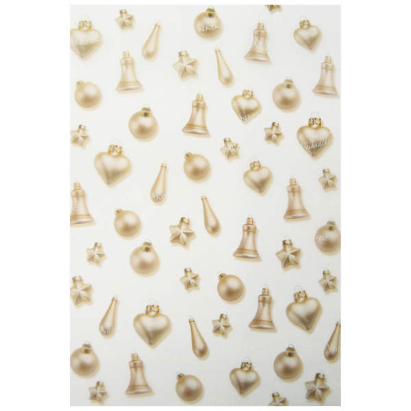 Transparentpapier Weihnachtsgrüße, 5 Blatt, 23x33 cm